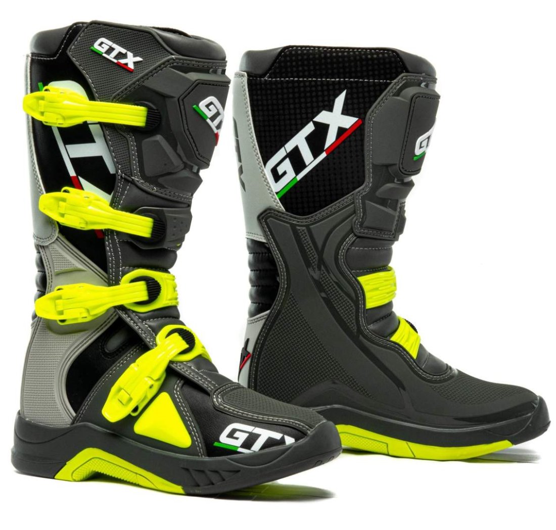 Мотоботы GTX MX #2 grey/green (р. 41)